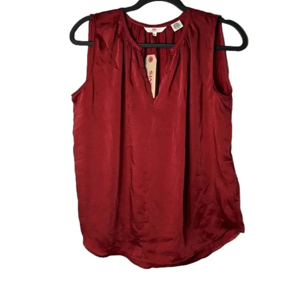 NWT Levis Red Tank Top - Picture 1 of 6